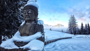 Buddhabeeld in Seefeld