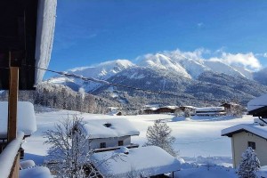 Het uitzicht naar links vanaf ons  balkon op het Zuiden